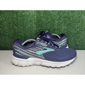 Women's Brooks Adrenaline GTS 19 Blue Running Shoes Sneakers Size 10B 120841B450